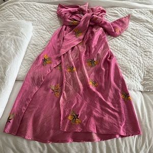 TIGRA TIGRA Silk Wrap Skirt